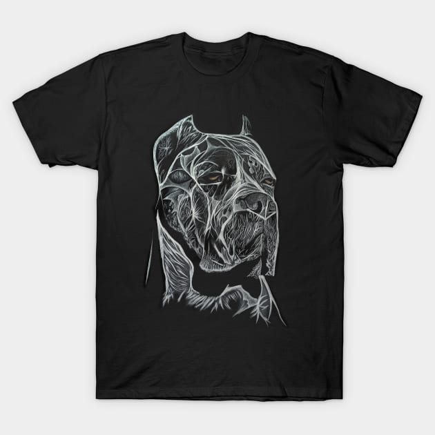 Cane Corso Painting T-Shirt by SKornackiArt